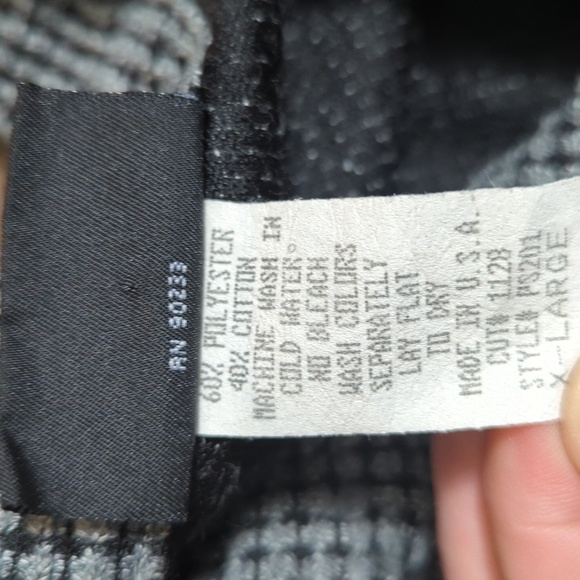 Vintage Y2K Pacsun Waffle Print Button Down Shirt Size XL in Gray/Black - Picture 5 of 10